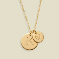 Big & Little Disc Necklace