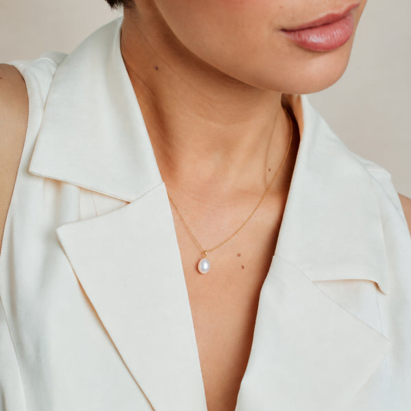 Pearl Charm Necklace