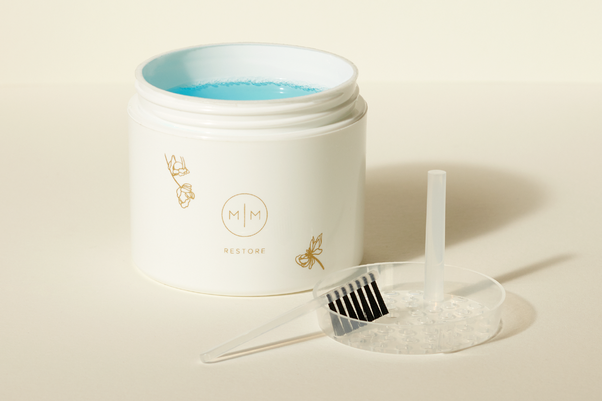 Restore jewelry cleaner used to clean and brighten jewelry.