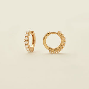 Made by Mary hoop and huggie earrings